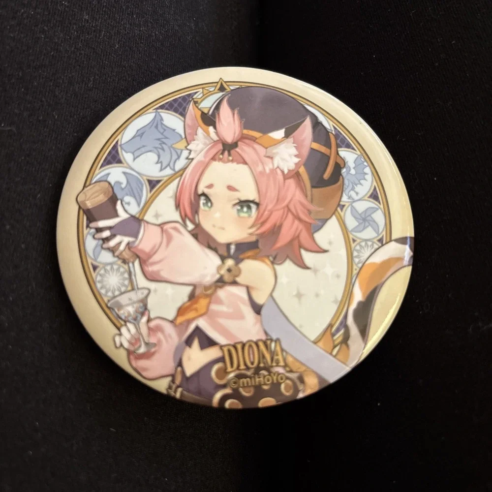Genshin Impact‎ Diona Badge / Pin Anime